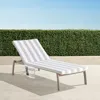 Frontgate Cabana Stripe Chaise Cover In Fog