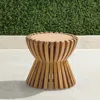Frontgate Cabrera Teak Accent Table