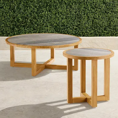 Frontgate Caldwell Tables In Brown