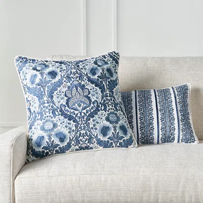 Frontgate Callista Pillow Cover In Blue