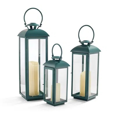 Frontgate Camden Lantern In Green