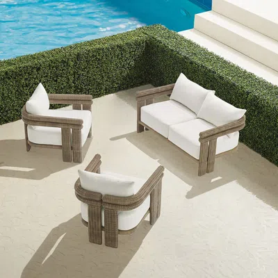 Frontgate Carena 3-pc. Loveseat Set With Cushions