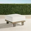 Frontgate Carena Ottoman With Cushion