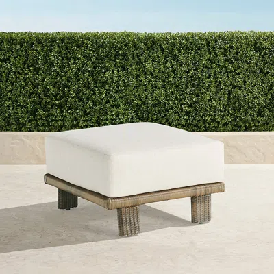 Frontgate Carena Ottoman With Cushion