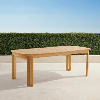 Frontgate Carigan Expandable Dining Table In Brown