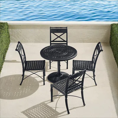 Frontgate Carlisle 5-pc. Pedestal Bistro Table Set