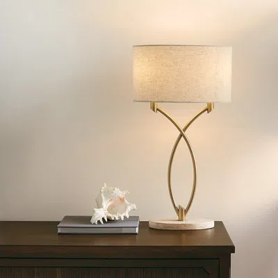 Frontgate Carrin Twin Arm Table Lamp