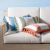 Frontgate Carroway Outdoor Pillow Cover In Seasalt