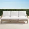 Frontgate Cassara Sofa With Cushions In Weathered Finish