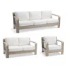 Frontgate Catania Seating Replacement Cushions In White