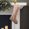 Frontgate Champagne Shimmer Stocking