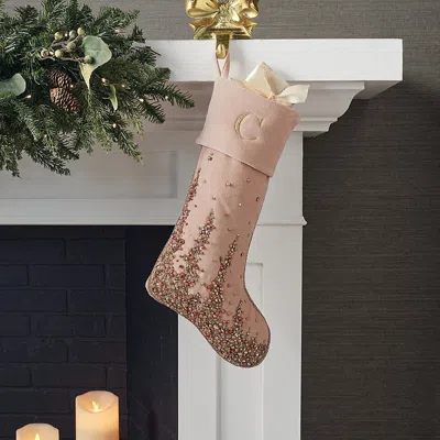 Frontgate Champagne Shimmer Stocking