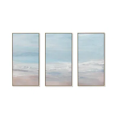 Frontgate Changing Tides Giclee Triptych In Blue