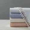 Frontgate Charlevoix Cotton Throw In Blue