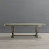 Frontgate Cheval Expandable Oval Dining Table