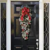 Frontgate Christmas Cheer Flocked Swag
