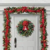 Frontgate Christmas Cheer Greenery Front Door Bundle In Multi