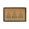 Frontgate Christmas Tree Door Mat In Brown