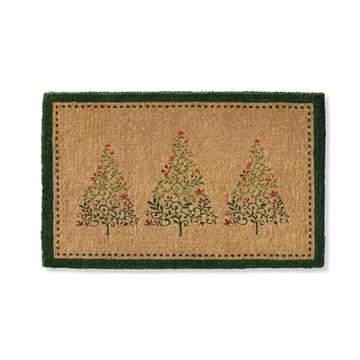 Frontgate Christmas Tree Door Mat In Brown