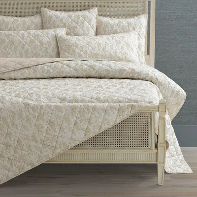 Frontgate Clara Reversible Quilted Bedding In Neutral