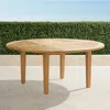 Frontgate Classic 60" Round Gathering Table In Natural Teak