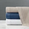 Frontgate Cotton Basketweave Blanket In Light Dune