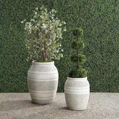 Frontgate Cowan Handpainted Planters