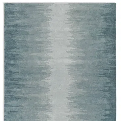 Frontgate Cyrus Tufted Wool Rug In Blue