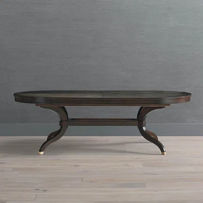 Frontgate Delmont Extendable Dining Table In Brown