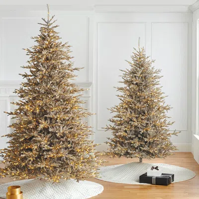 Frontgate Diamond Dust Champagne Tree In Neutral