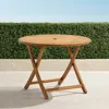 FRONTGATE EDEN TEAK FOLDING TABLE