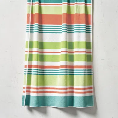Frontgate Edessa Stripe Beach Towel In Red