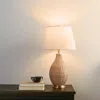 Frontgate Elsay Gourd Wicker Table Lamp