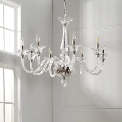 Frontgate Elsie Blown Glass Chandelier