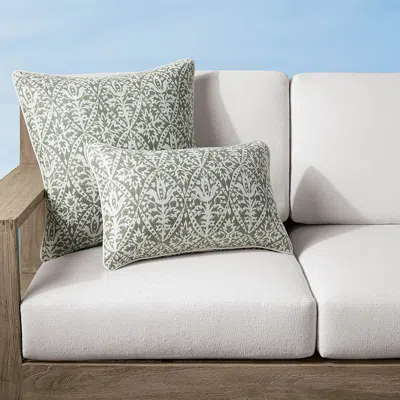 Frontgate Emillia Damask Indoor/outdoor Pillow