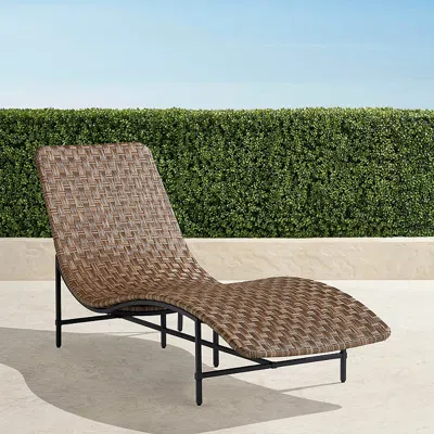 Frontgate Enola Chaise In Brown