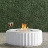 Frontgate Ensoleille Fire Table In Flat White