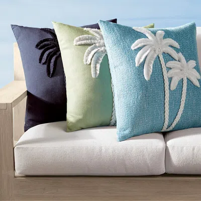 Frontgate Escape Indoor/outdoor Pillow By Elaine Smith In Green