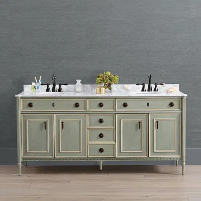Frontgate Etienne Vanity In French Linen Double Vanity