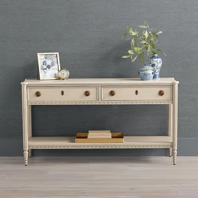 Frontgate Etienne Console Table In French Patina