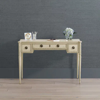 Frontgate Etienne Writing Desk In French Linen