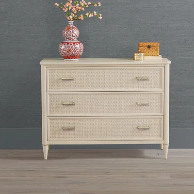 Frontgate Evelyn 3-drawer Chest In Neutral