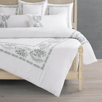 Frontgate Faye Embroidered Bedding Collection In White