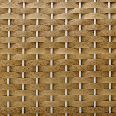 Frontgate Flat Wicker Latte In Brown