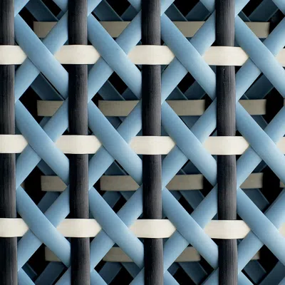 Frontgate Flat Wicker Ocean In Blue