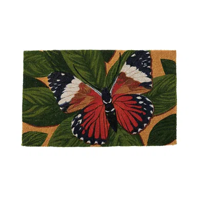 Frontgate Floating Butterfly Door Mat In Multi