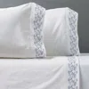 Frontgate Floret Sheet Set In Gray