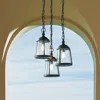 Frontgate Giada Indoor/outdoor Cluster Pendant In Black