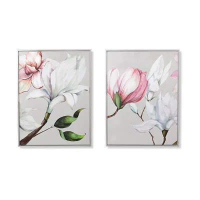 Frontgate Gilded Magnolia Giclee Diptych In Blue
