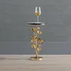 Frontgate Gingko Leaf Drink Table